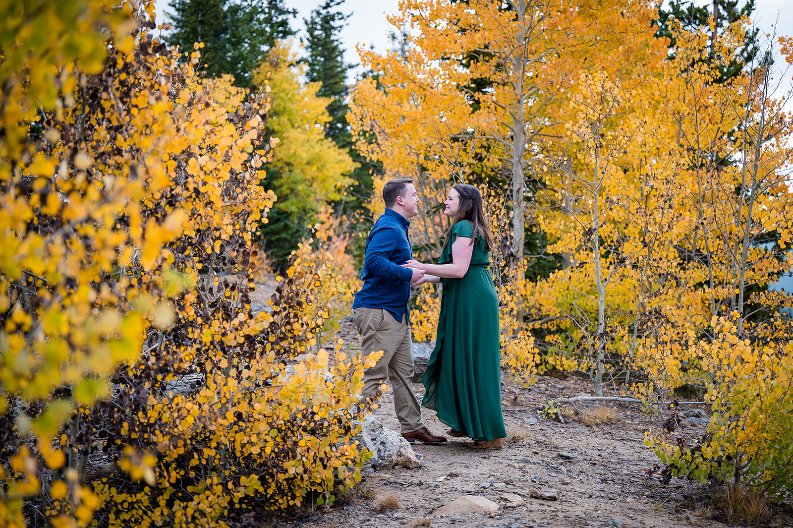 Colorado Mountain Engagement Photographer | Idaho Springs